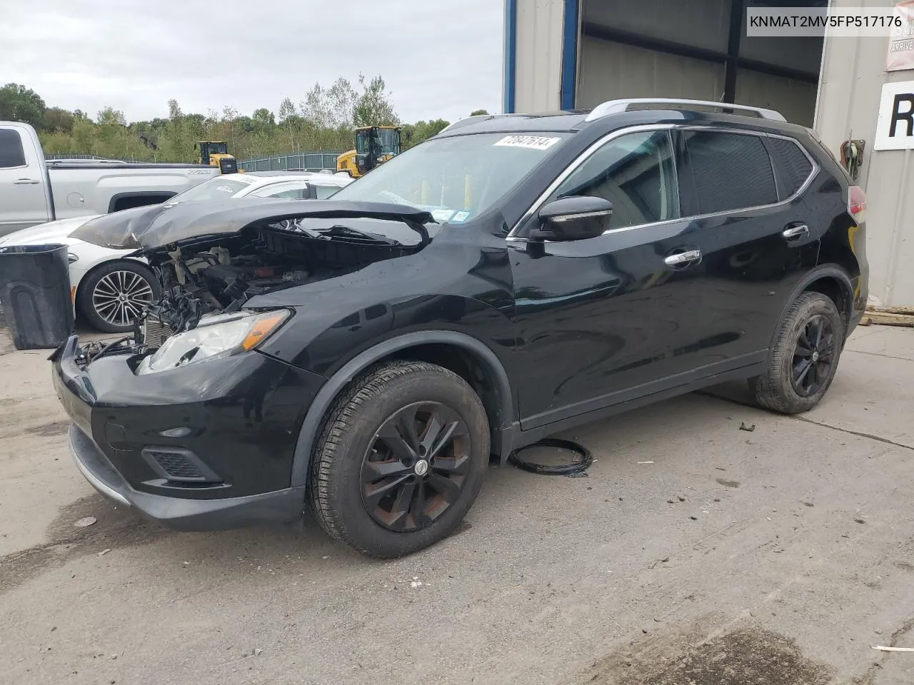 KNMAT2MV5FP517176 2015 Nissan Rogue S