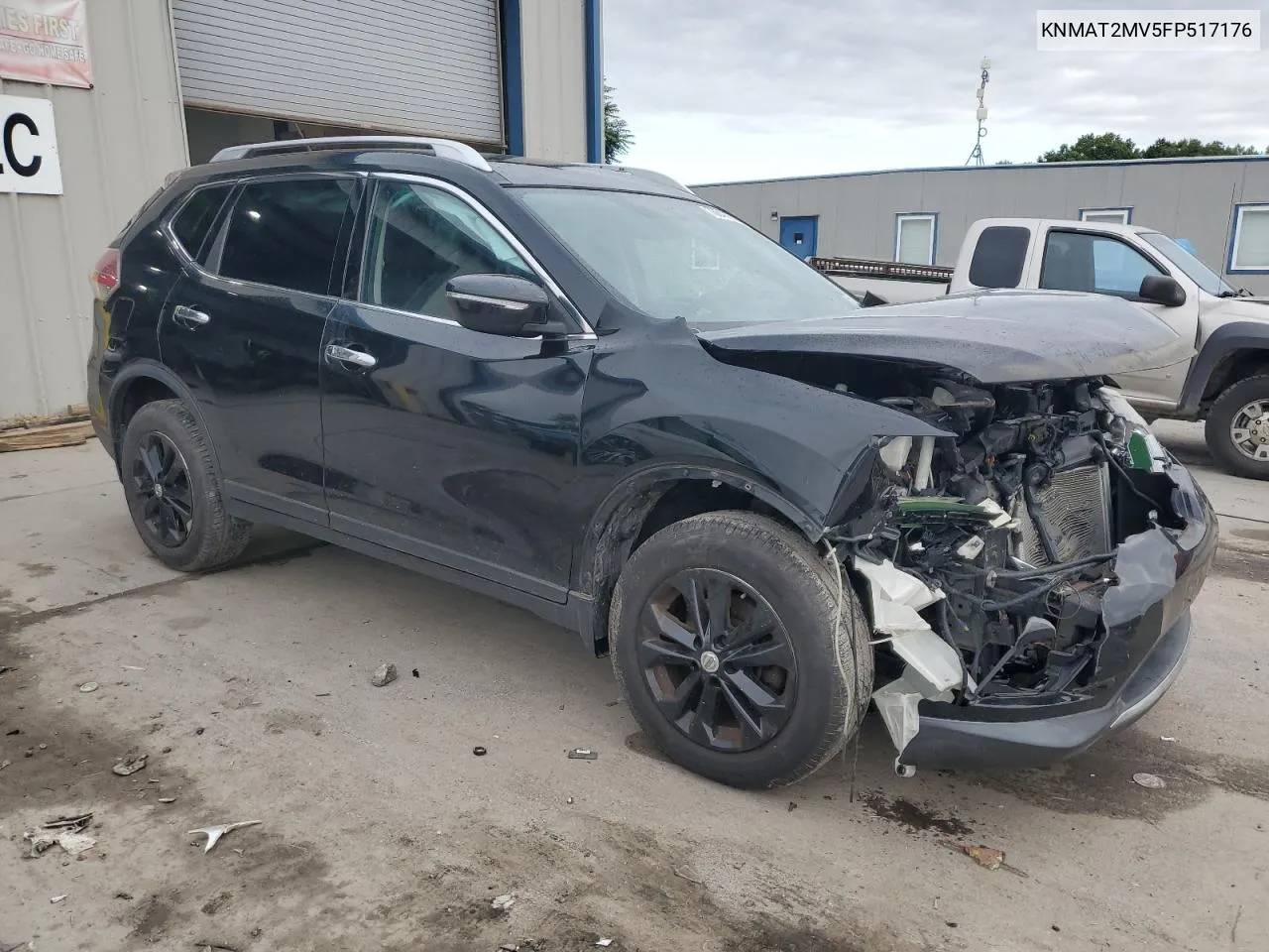 2015 Nissan Rogue S VIN: KNMAT2MV5FP517176 Lot: 72847614