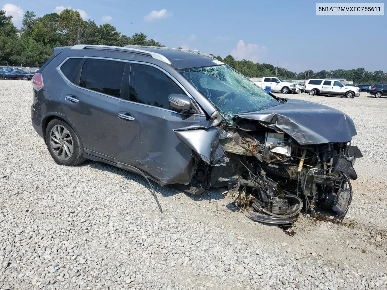 5N1AT2MVXFC755611 2015 Nissan Rogue S