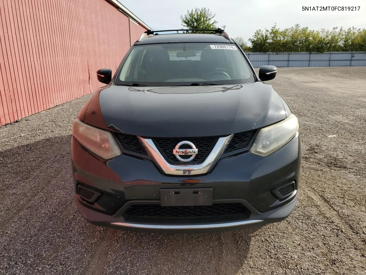 2015 Nissan Rogue S VIN: 5N1AT2MT0FC819217 Lot: 72980174