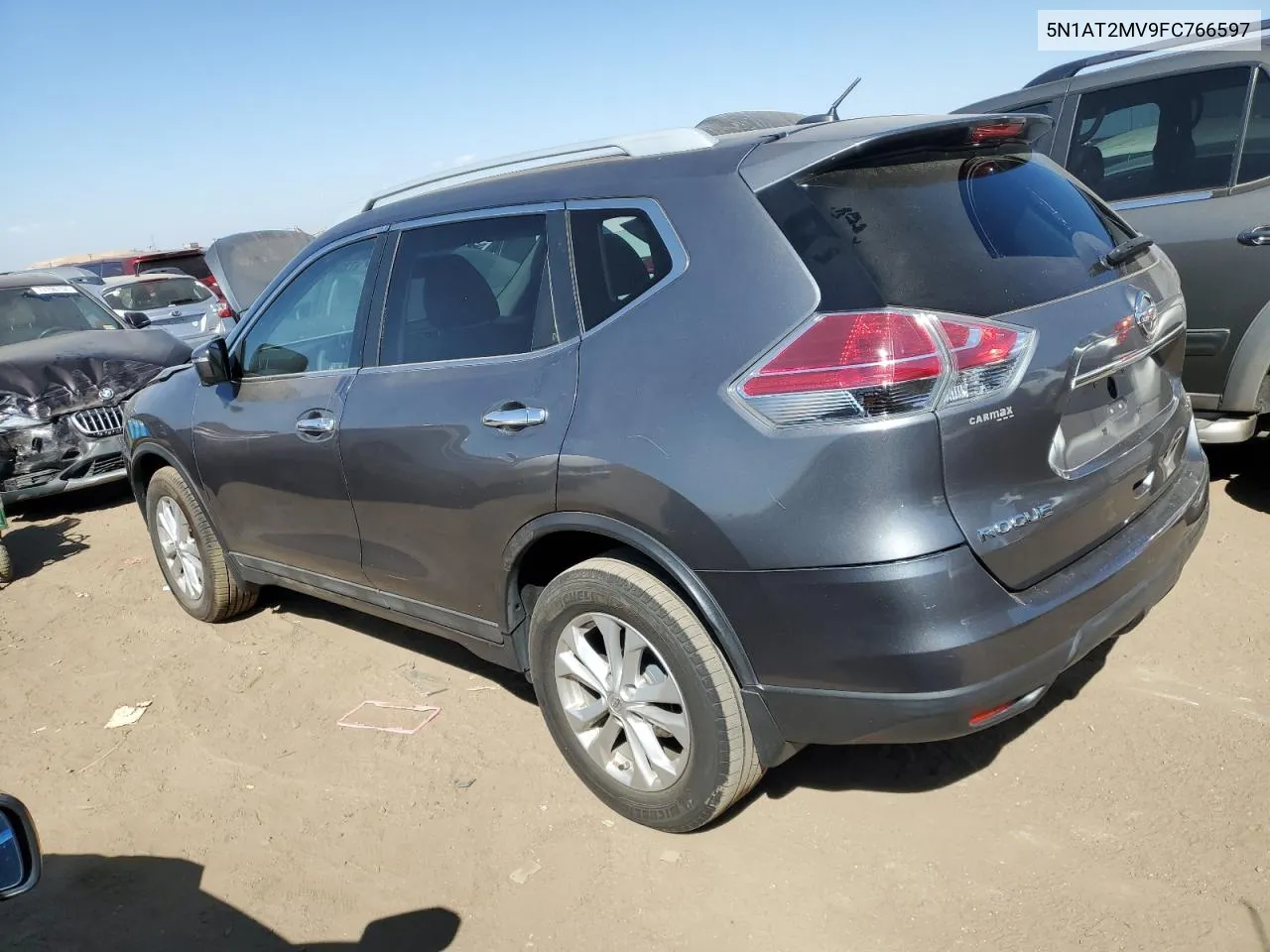 5N1AT2MV9FC766597 2015 Nissan Rogue S