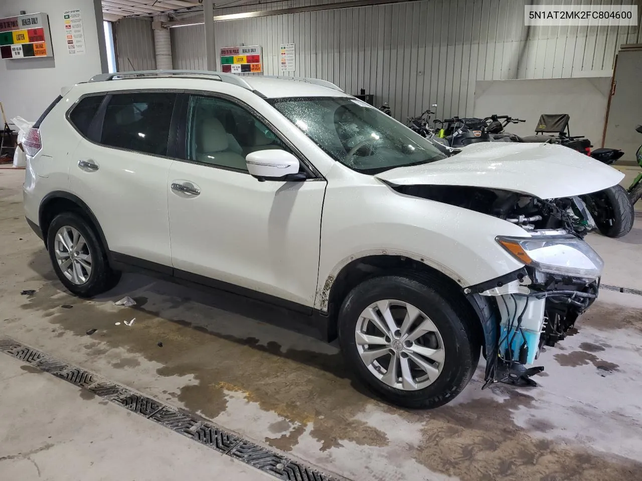 2015 Nissan Rogue S VIN: 5N1AT2MK2FC804600 Lot: 73098144