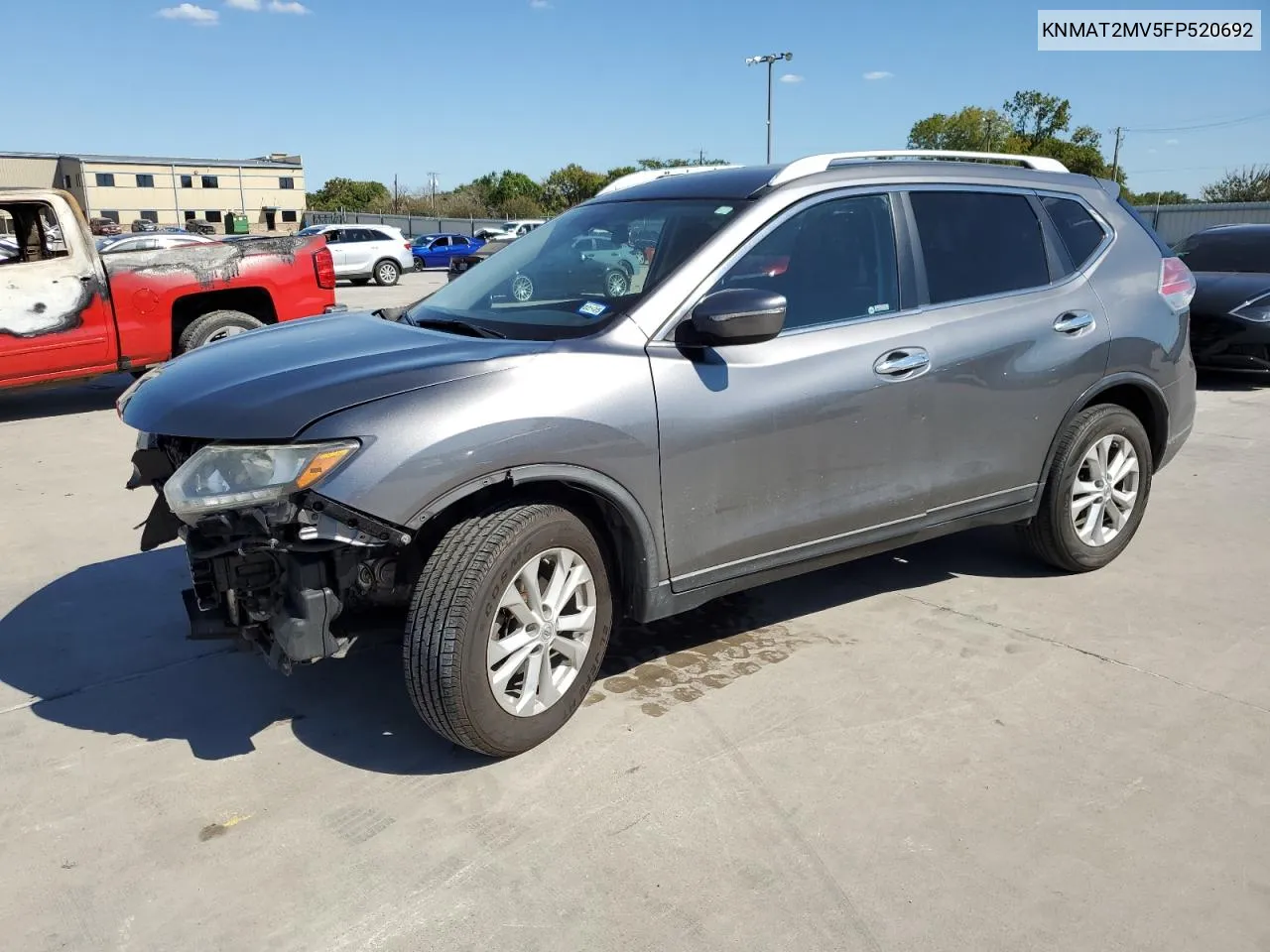 2015 Nissan Rogue S VIN: KNMAT2MV5FP520692 Lot: 73213244