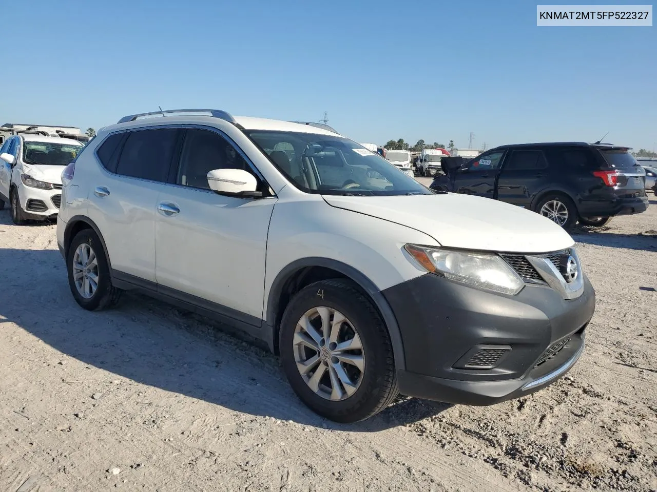 2015 Nissan Rogue S VIN: KNMAT2MT5FP522327 Lot: 73302574