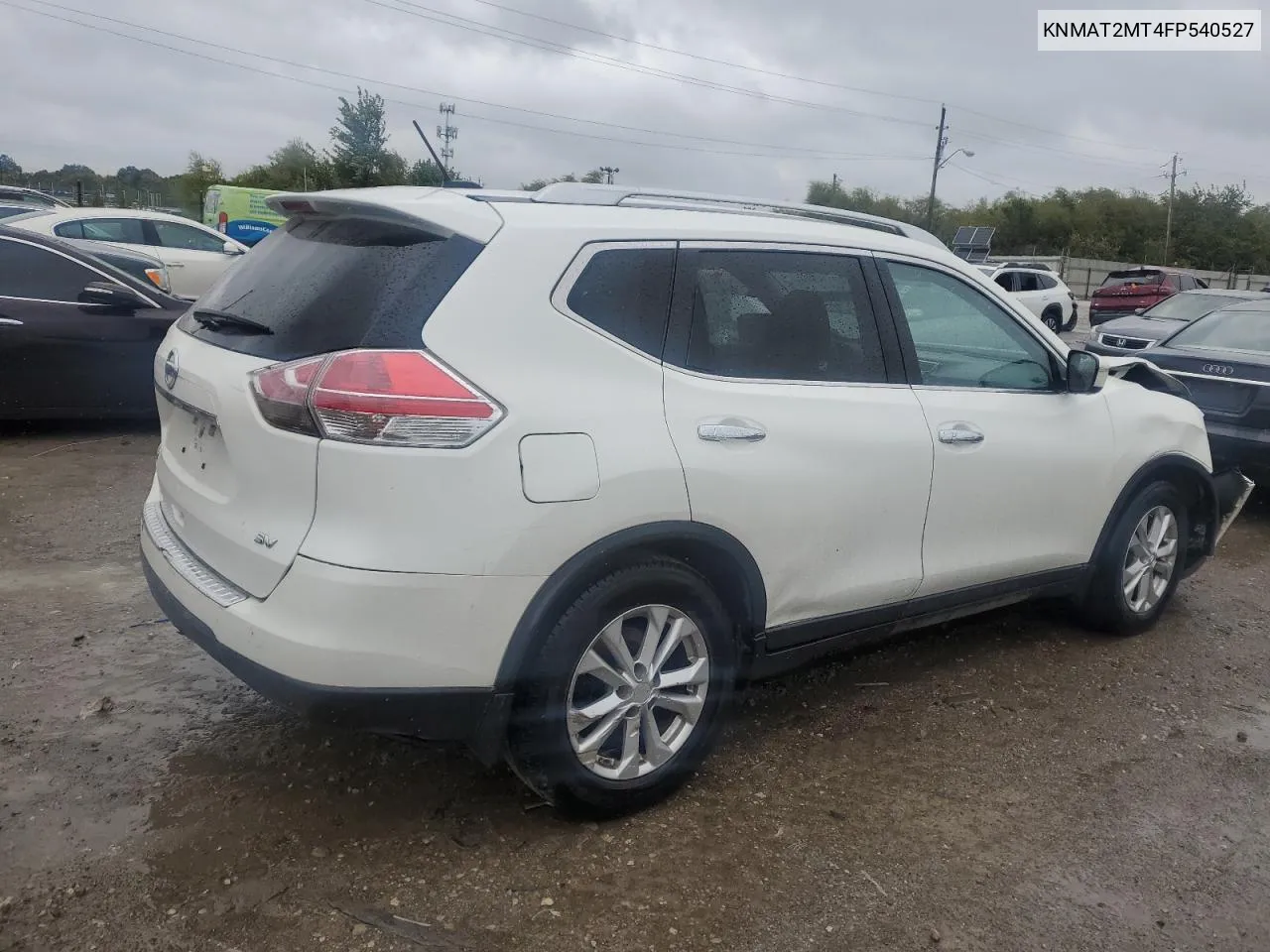 2015 Nissan Rogue S VIN: KNMAT2MT4FP540527 Lot: 73339804