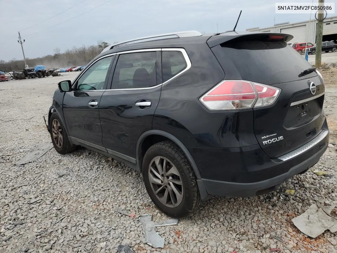 2015 Nissan Rogue S VIN: 5N1AT2MV2FC850986 Lot: 73353584