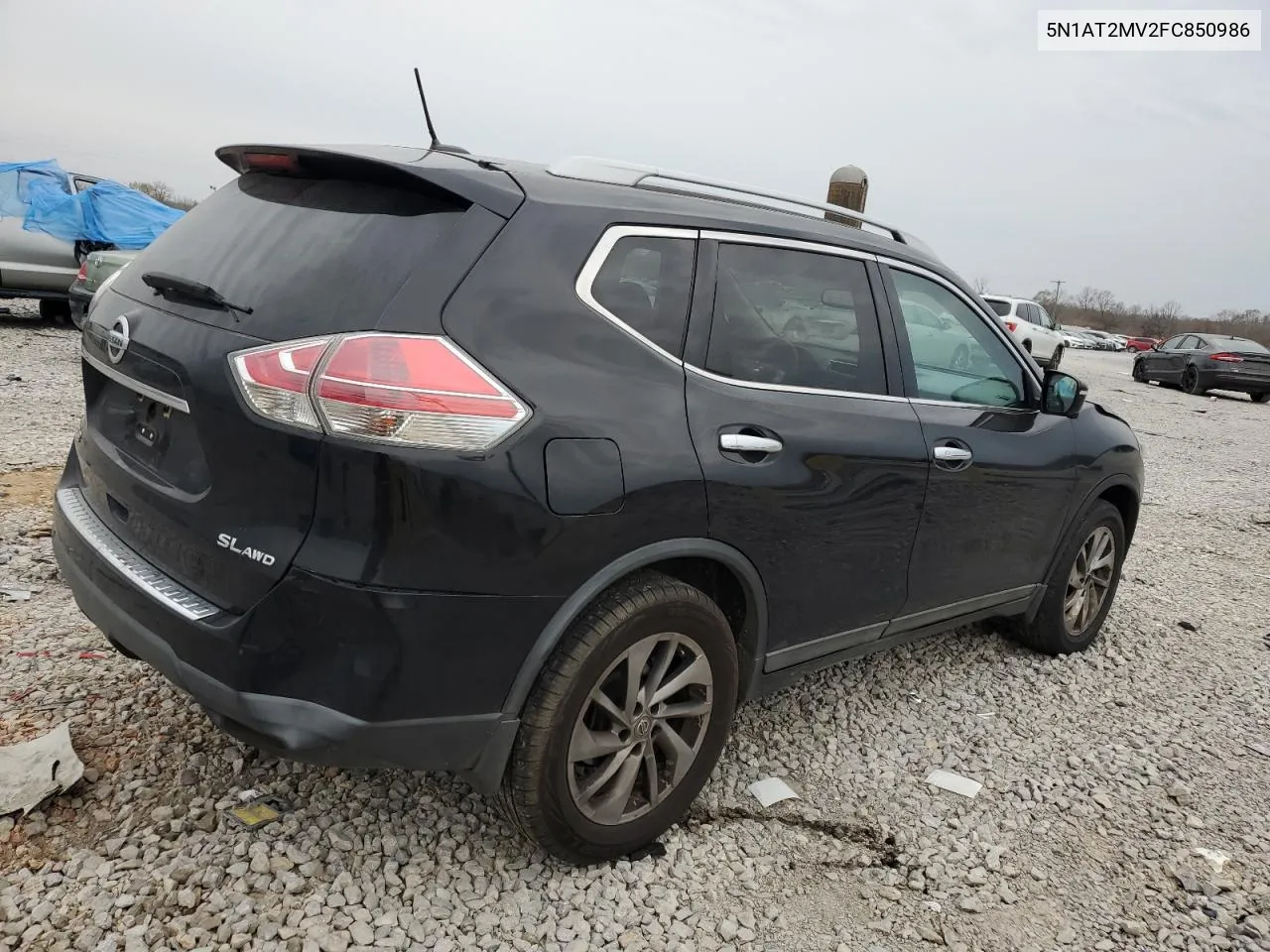 2015 Nissan Rogue S VIN: 5N1AT2MV2FC850986 Lot: 73353584