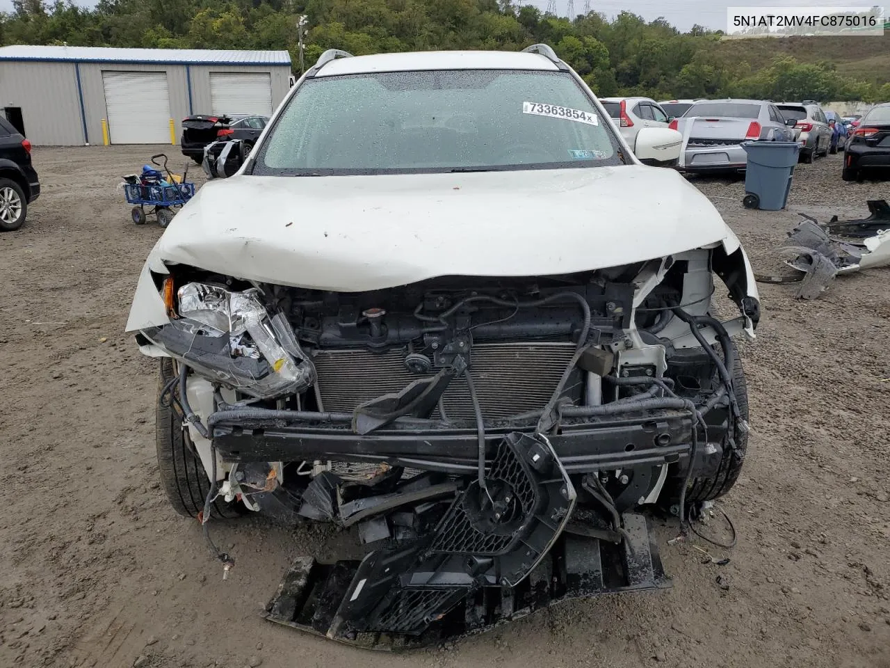 2015 Nissan Rogue S VIN: 5N1AT2MV4FC875016 Lot: 73363854