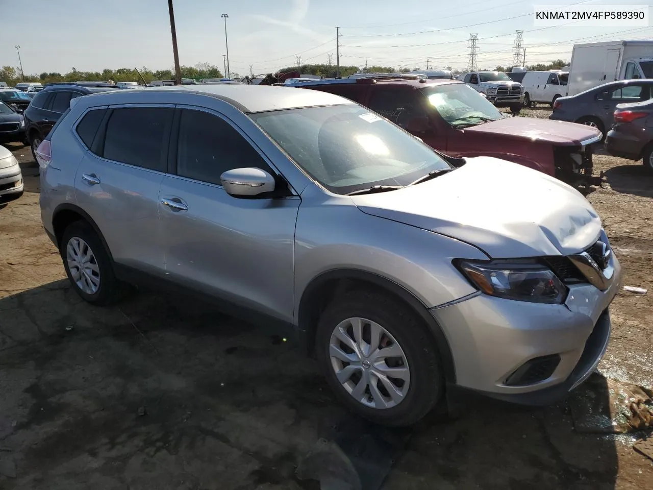 2015 Nissan Rogue S VIN: KNMAT2MV4FP589390 Lot: 73373264