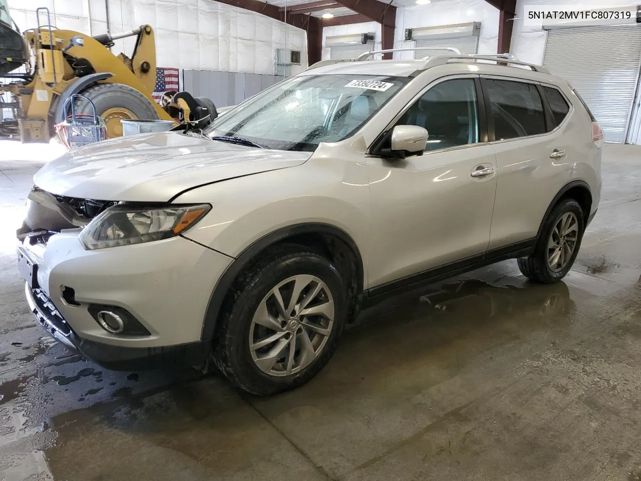 2015 Nissan Rogue S VIN: 5N1AT2MV1FC807319 Lot: 73392724