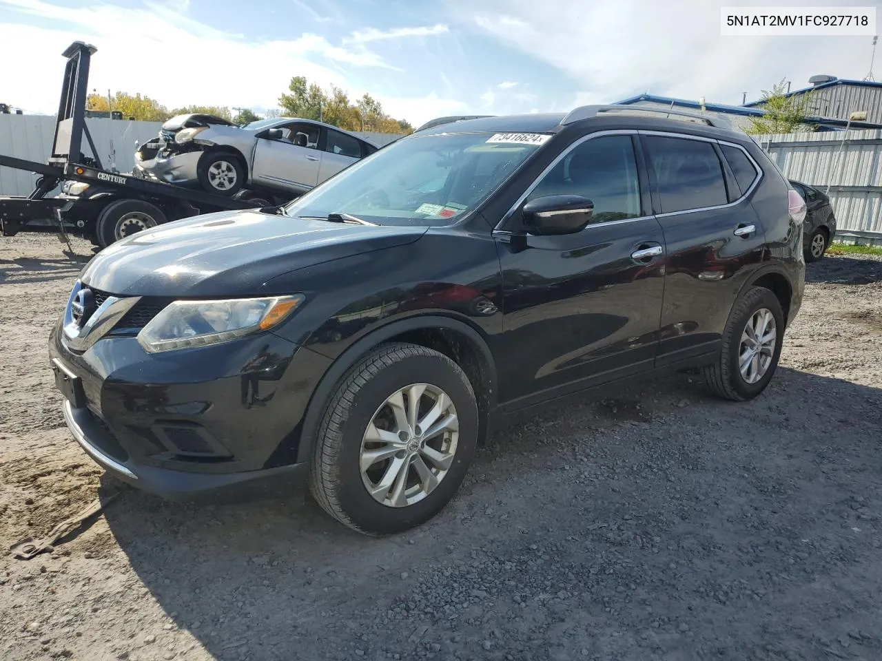 2015 Nissan Rogue S VIN: 5N1AT2MV1FC927718 Lot: 73416624