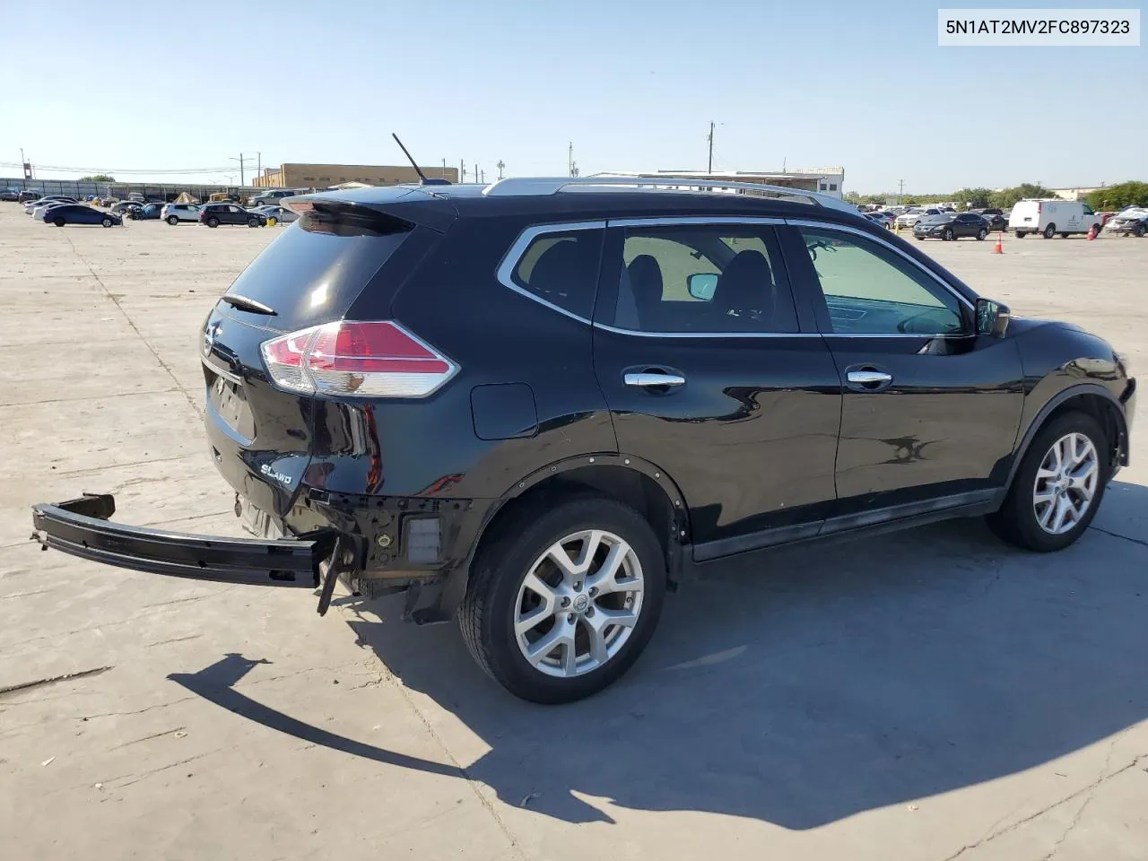 2015 Nissan Rogue S VIN: 5N1AT2MV2FC897323 Lot: 73421004