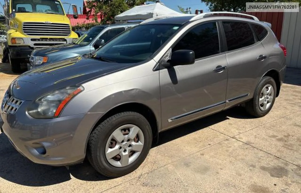 2015 Nissan Rogue Select S VIN: JN8AS5MV1FW762281 Lot: 73531554