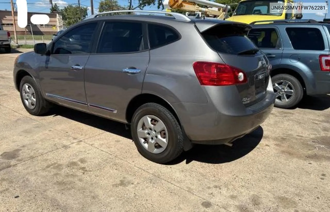 2015 Nissan Rogue Select S VIN: JN8AS5MV1FW762281 Lot: 73531554