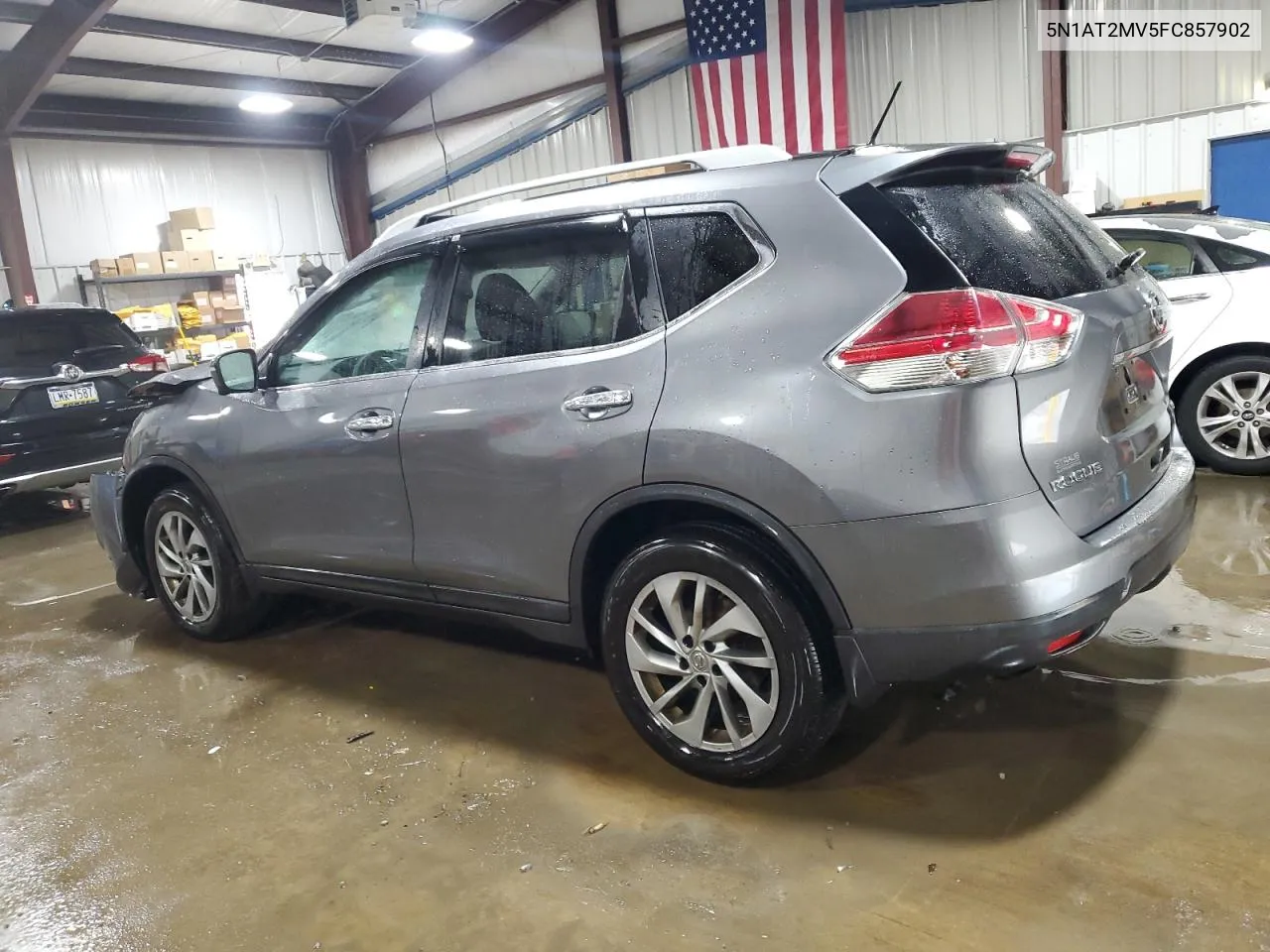 2015 Nissan Rogue S VIN: 5N1AT2MV5FC857902 Lot: 73545474