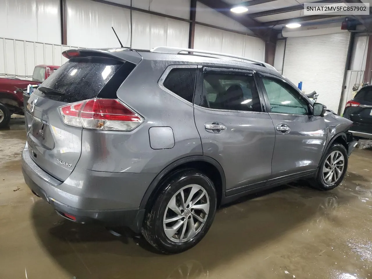 2015 Nissan Rogue S VIN: 5N1AT2MV5FC857902 Lot: 73545474