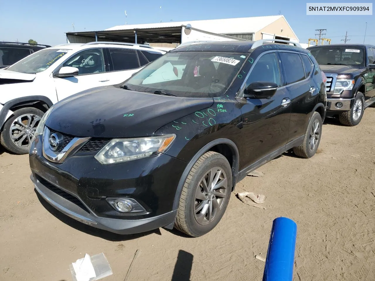 5N1AT2MVXFC909394 2015 Nissan Rogue S