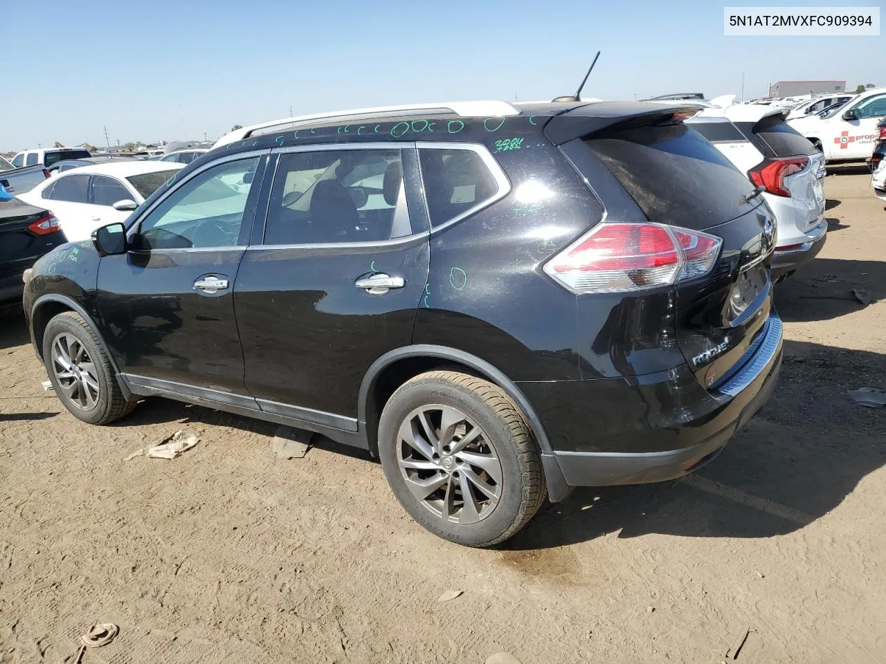 2015 Nissan Rogue S VIN: 5N1AT2MVXFC909394 Lot: 73650824