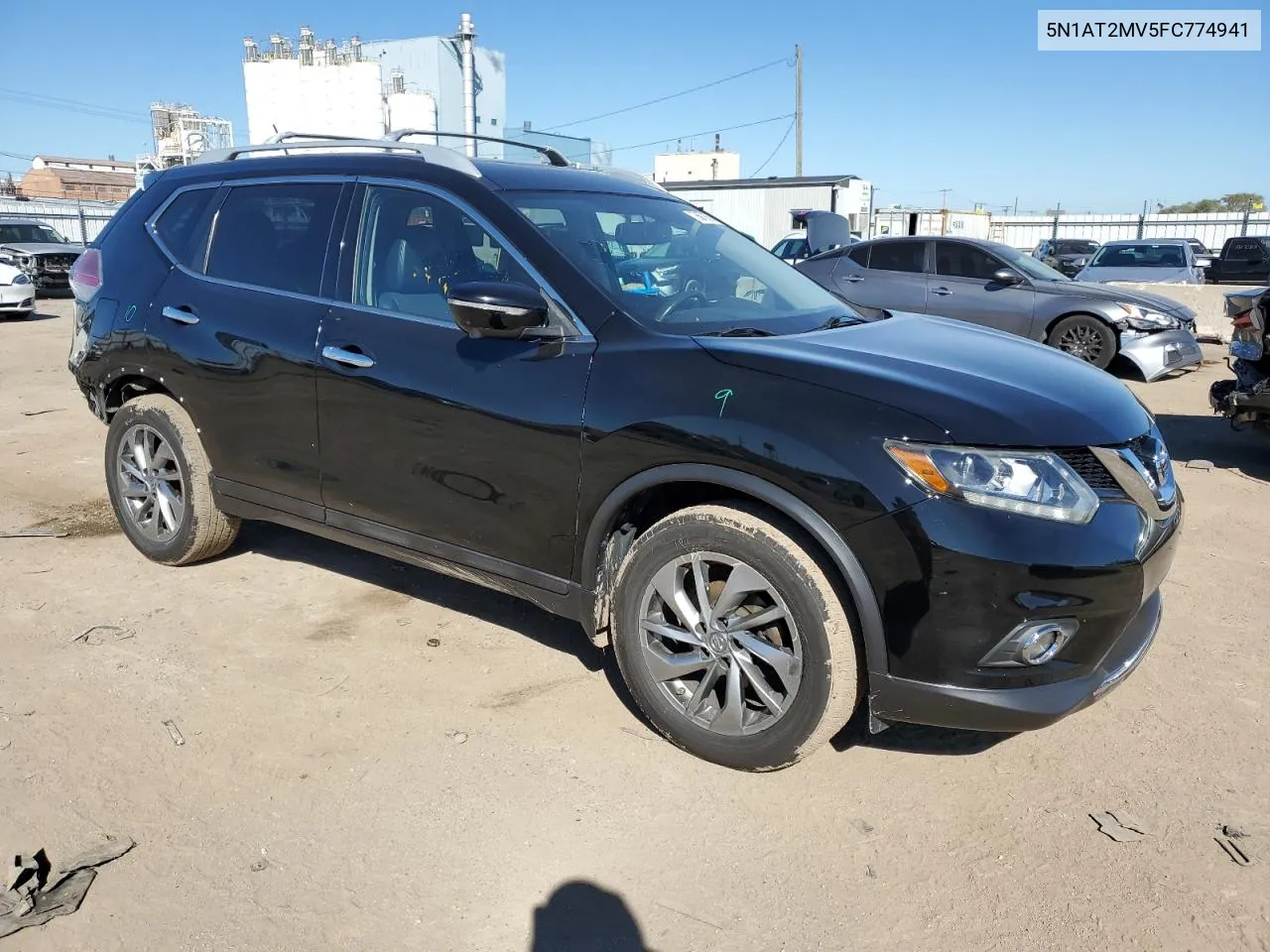 2015 Nissan Rogue S VIN: 5N1AT2MV5FC774941 Lot: 73670624