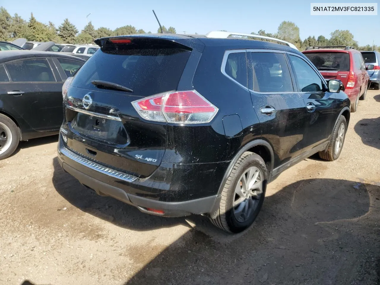 2015 Nissan Rogue S VIN: 5N1AT2MV3FC821335 Lot: 73692854