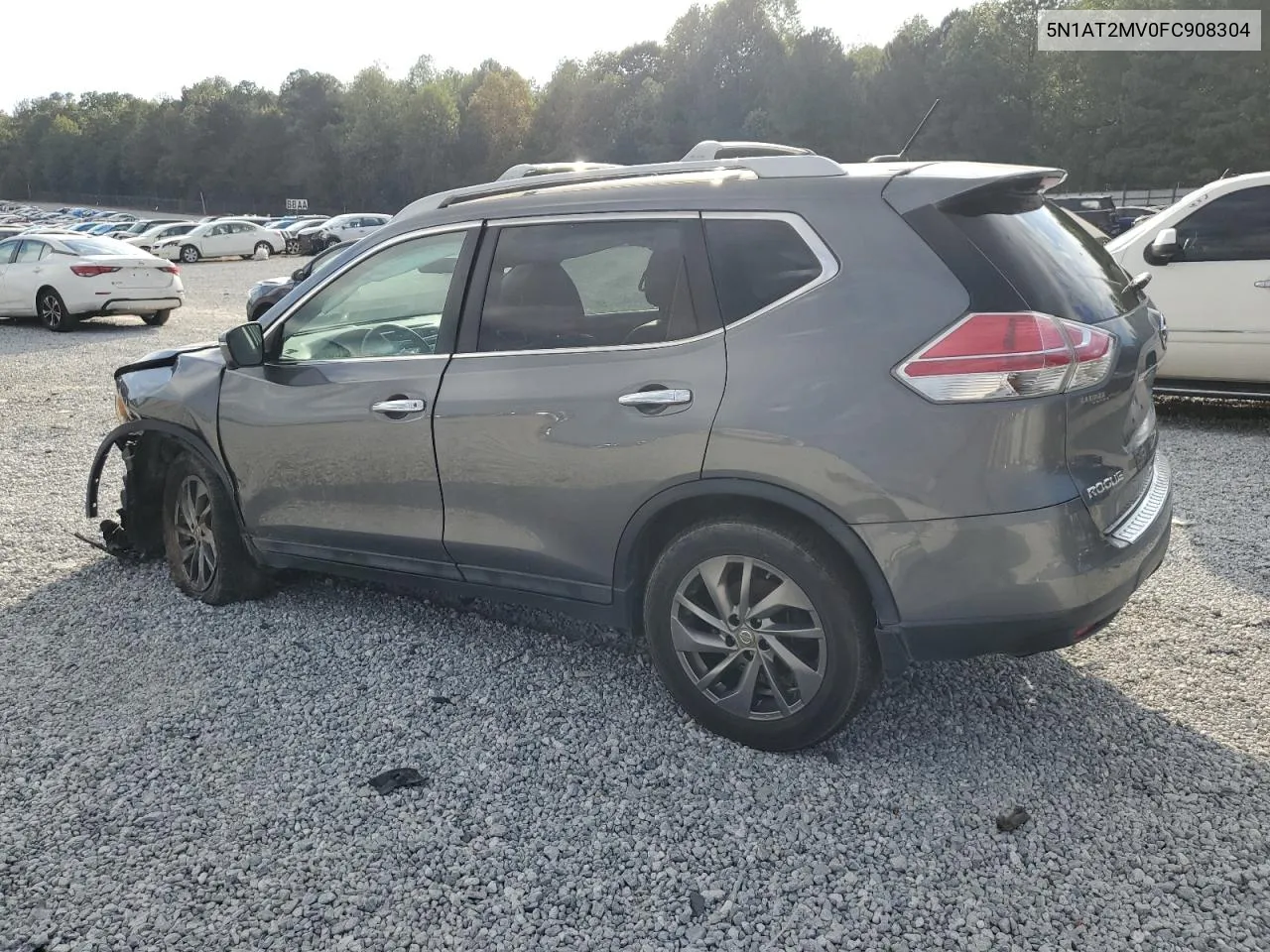 5N1AT2MV0FC908304 2015 Nissan Rogue S