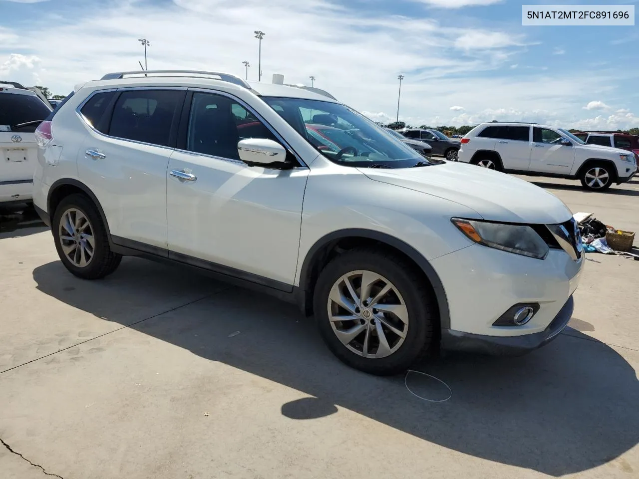 2015 Nissan Rogue S VIN: 5N1AT2MT2FC891696 Lot: 73870404