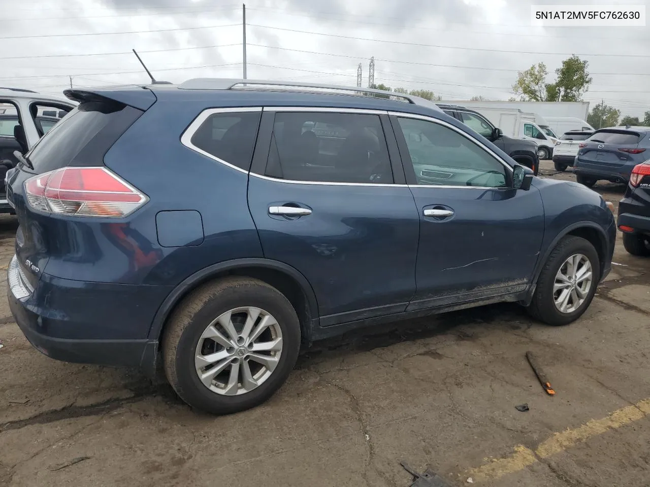 2015 Nissan Rogue S VIN: 5N1AT2MV5FC762630 Lot: 73879294