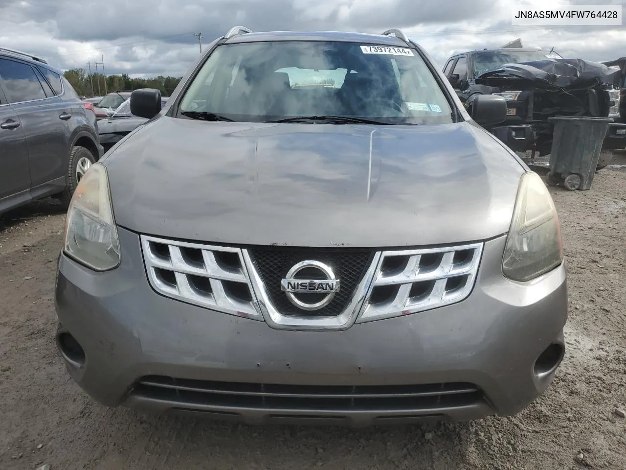 2015 Nissan Rogue Select S VIN: JN8AS5MV4FW764428 Lot: 73972144