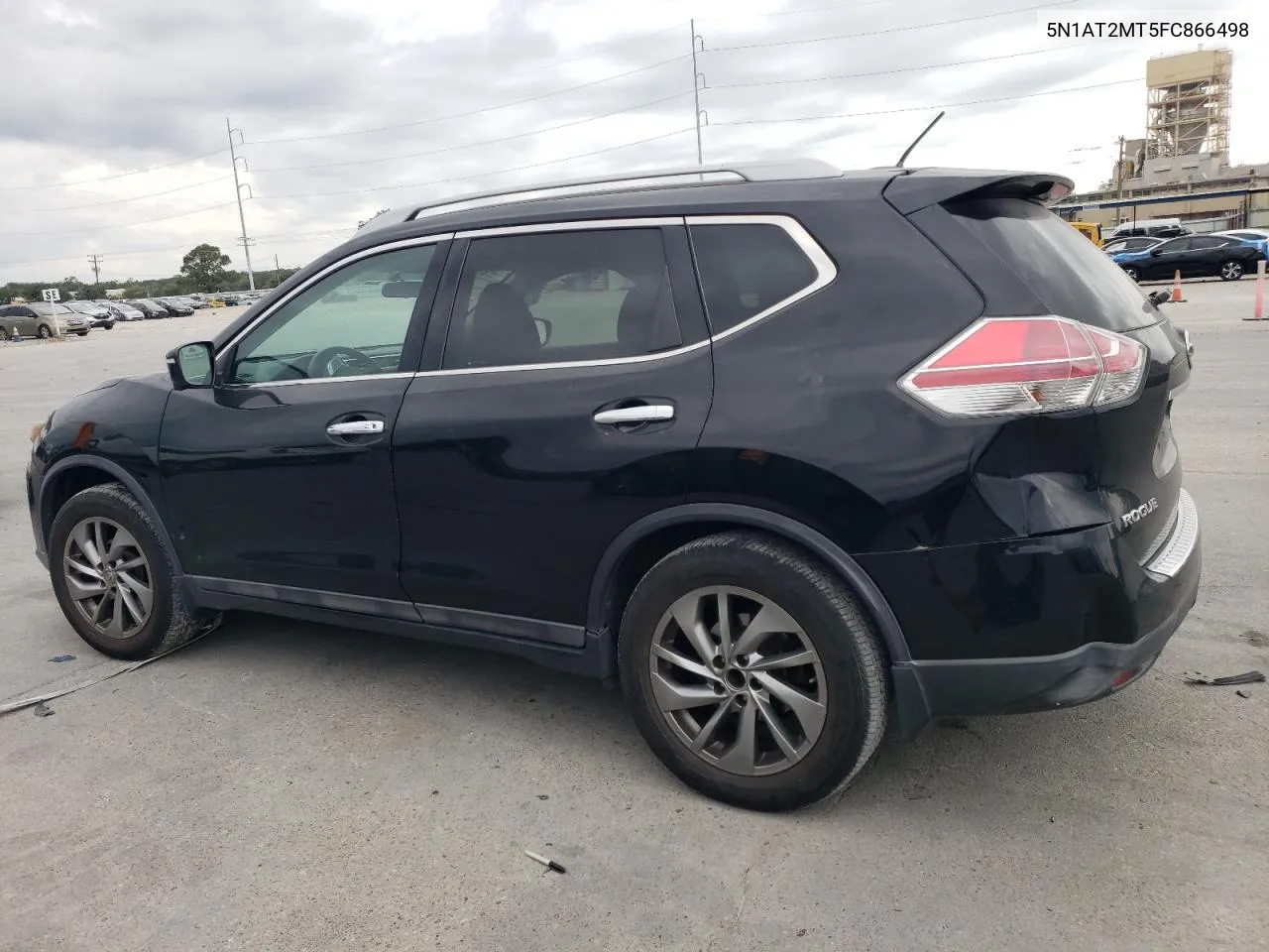 2015 Nissan Rogue S VIN: 5N1AT2MT5FC866498 Lot: 74026104