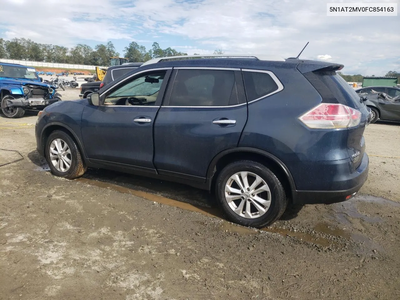 2015 Nissan Rogue S VIN: 5N1AT2MV0FC854163 Lot: 74128064