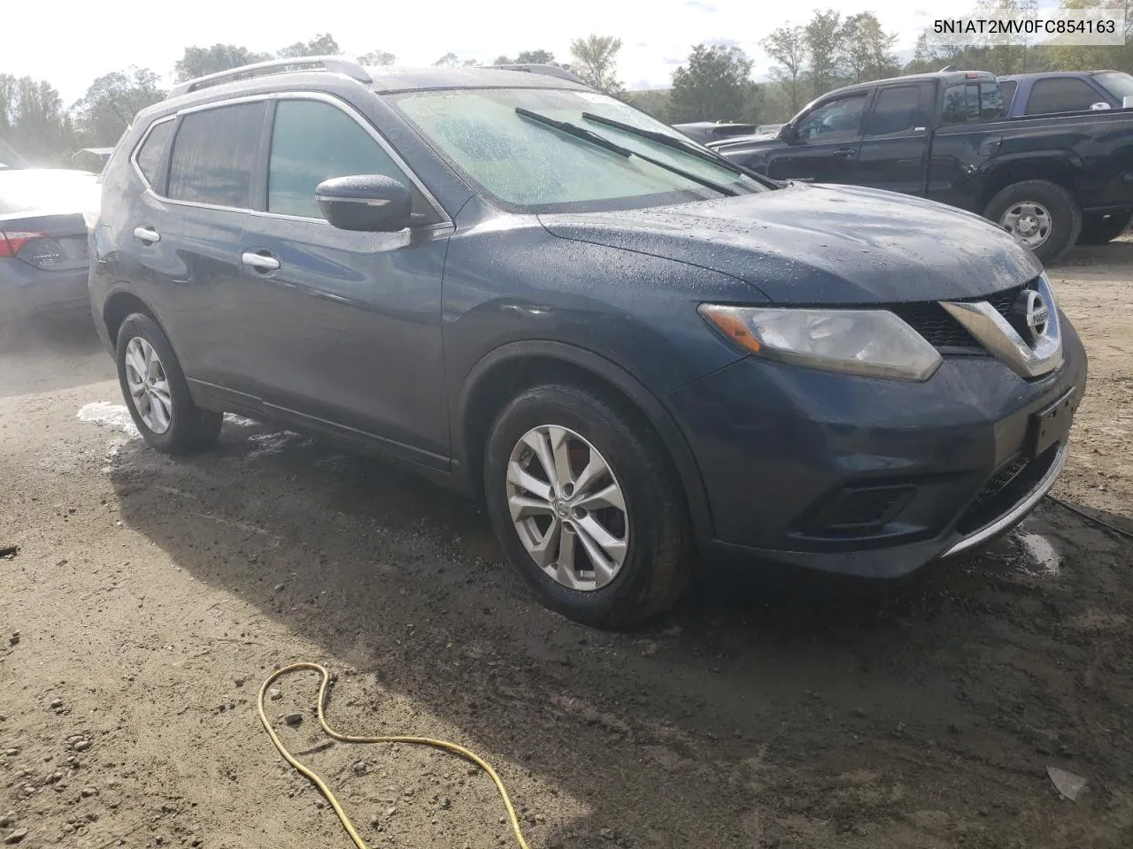 2015 Nissan Rogue S VIN: 5N1AT2MV0FC854163 Lot: 74128064