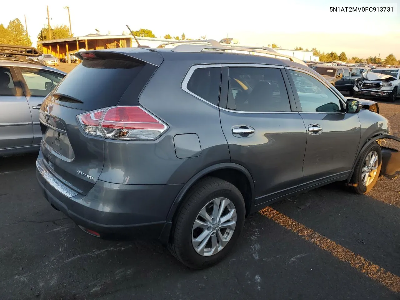 2015 Nissan Rogue S VIN: 5N1AT2MV0FC913731 Lot: 74211294