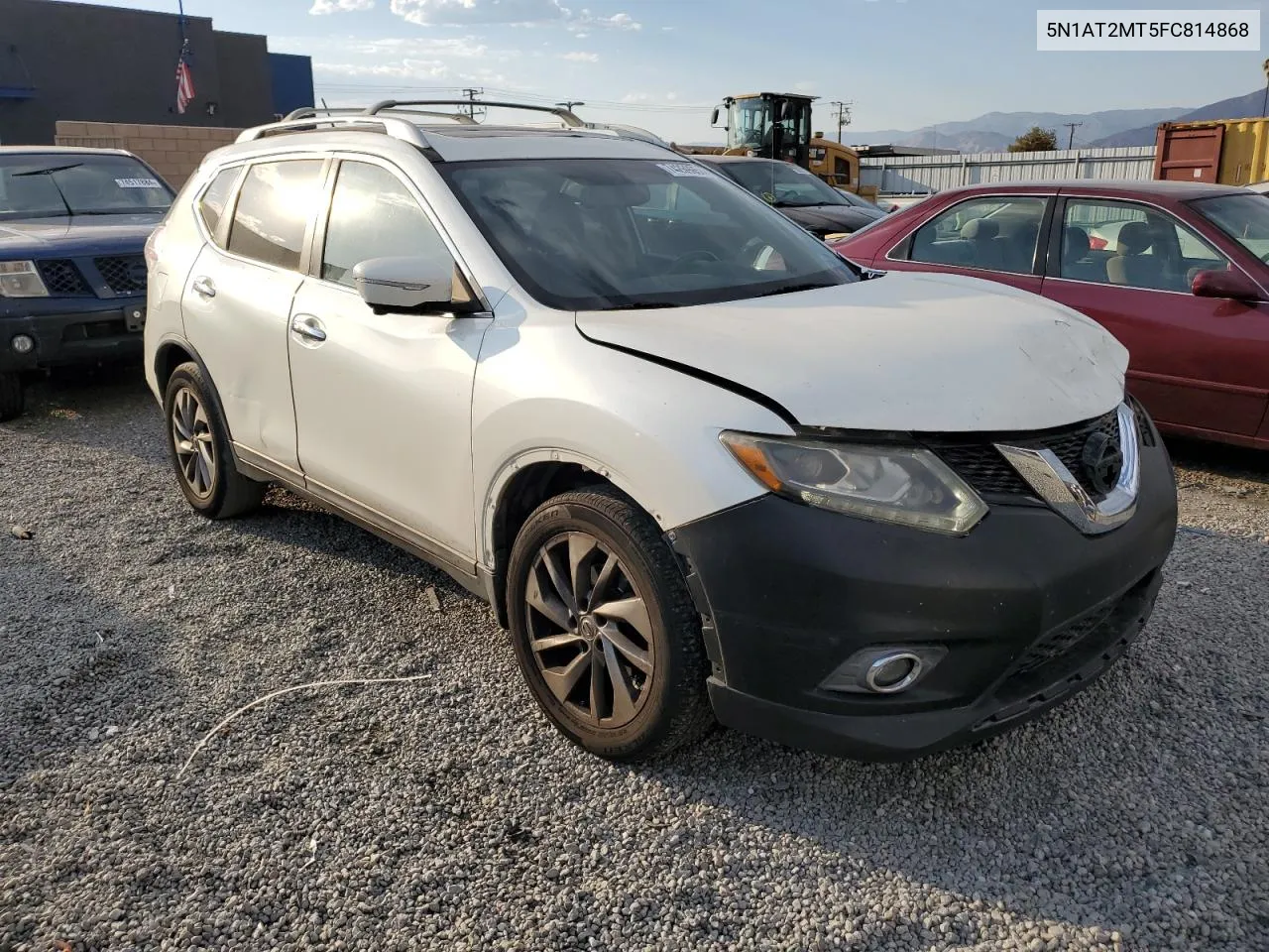 2015 Nissan Rogue S VIN: 5N1AT2MT5FC814868 Lot: 74269954