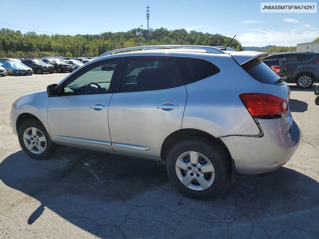 2015 Nissan Rogue Select S VIN: JN8AS5MT5FW674297 Lot: 74273484