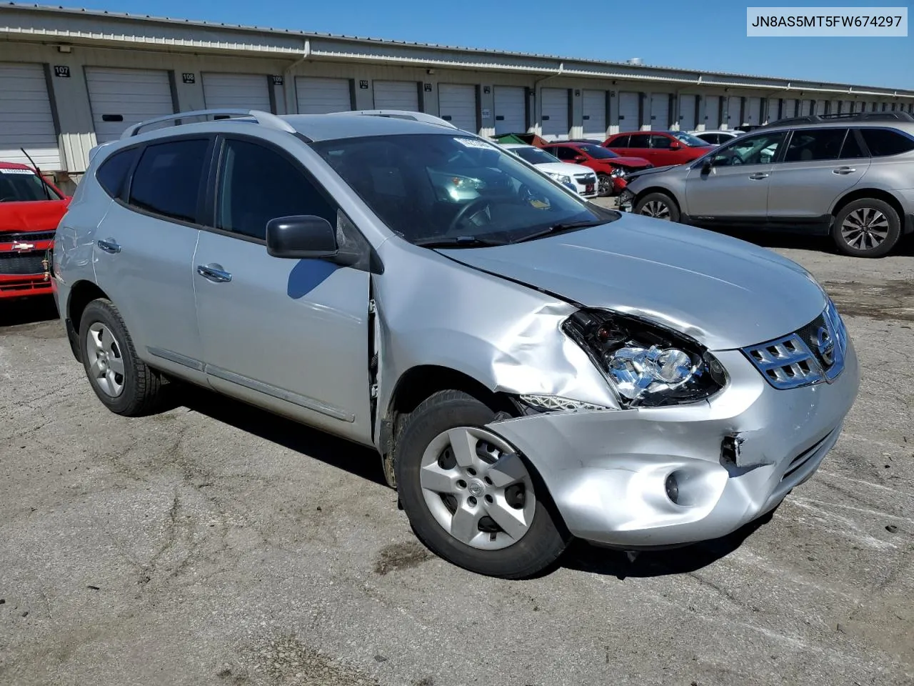 2015 Nissan Rogue Select S VIN: JN8AS5MT5FW674297 Lot: 74273484