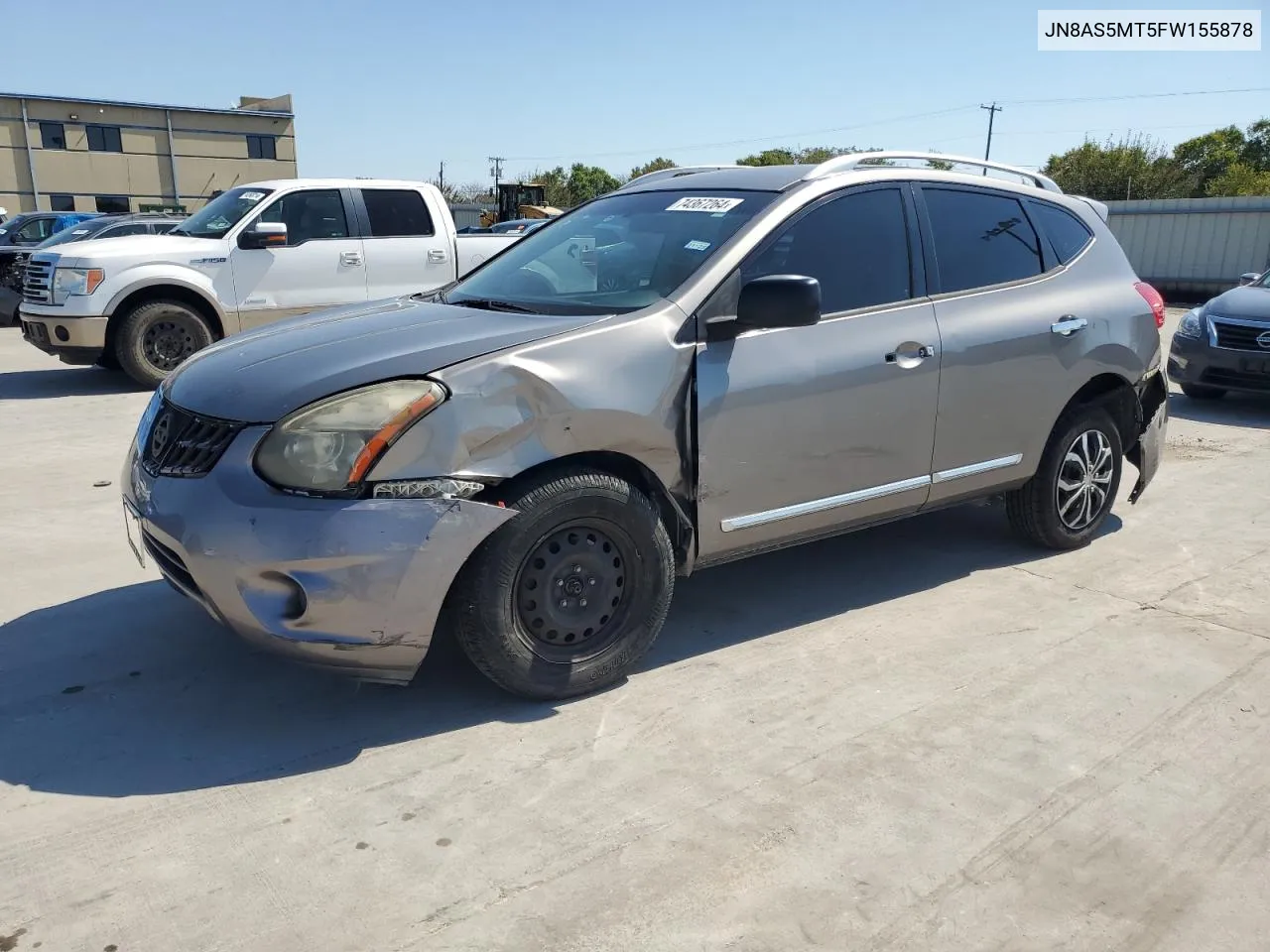 2015 Nissan Rogue Select S VIN: JN8AS5MT5FW155878 Lot: 74367264