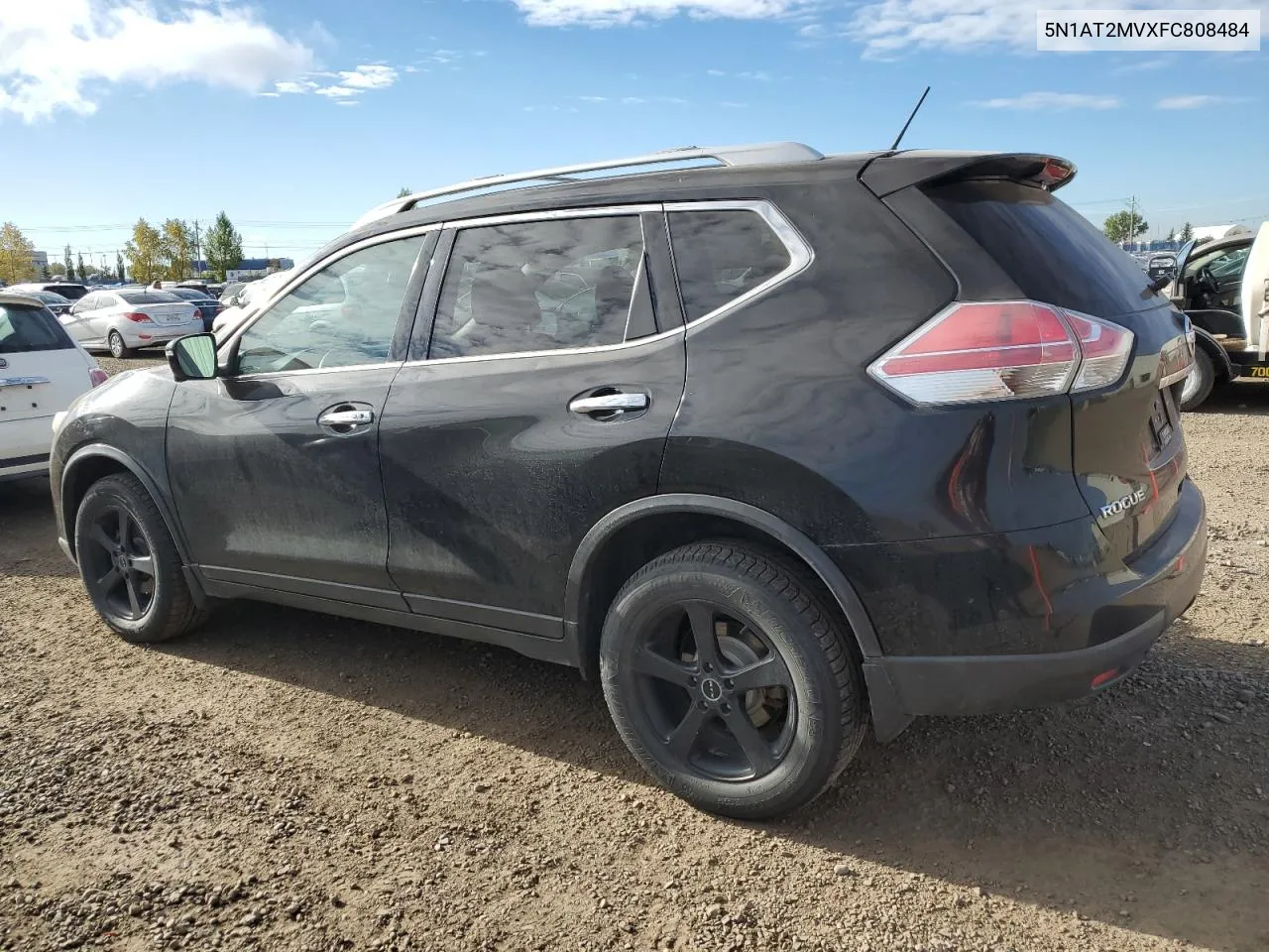 2015 Nissan Rogue S VIN: 5N1AT2MVXFC808484 Lot: 74379364