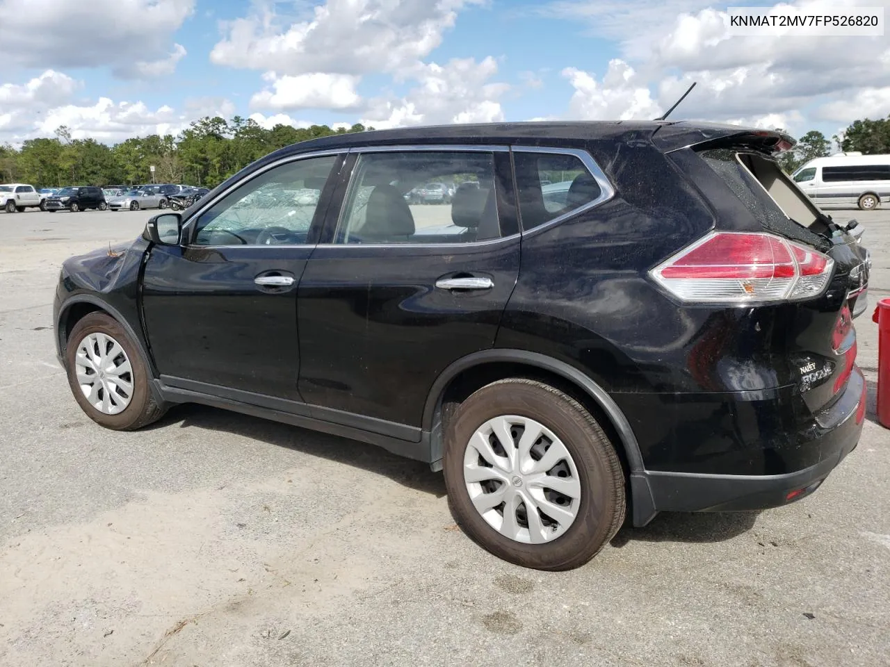 2015 Nissan Rogue S VIN: KNMAT2MV7FP526820 Lot: 74442174