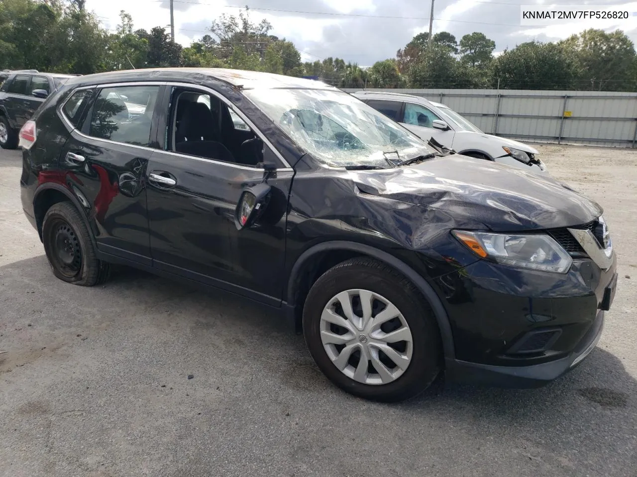 2015 Nissan Rogue S VIN: KNMAT2MV7FP526820 Lot: 74442174