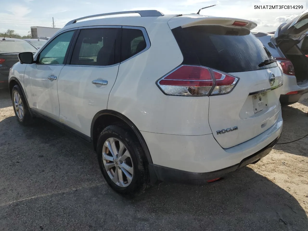 2015 Nissan Rogue S VIN: 5N1AT2MT3FC814299 Lot: 74495904