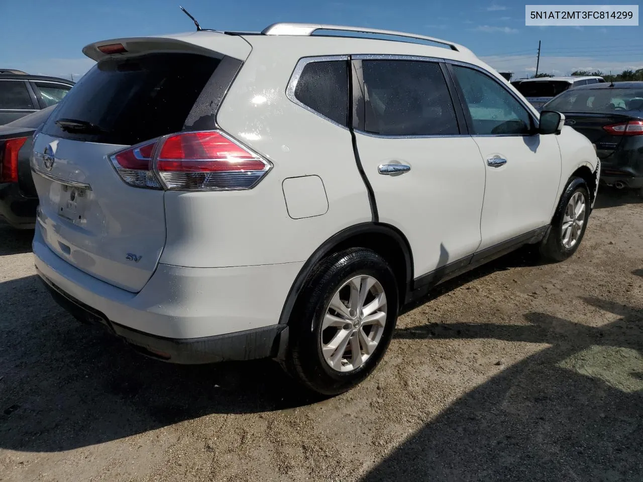 2015 Nissan Rogue S VIN: 5N1AT2MT3FC814299 Lot: 74495904