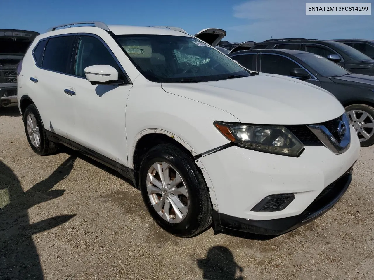 2015 Nissan Rogue S VIN: 5N1AT2MT3FC814299 Lot: 74495904