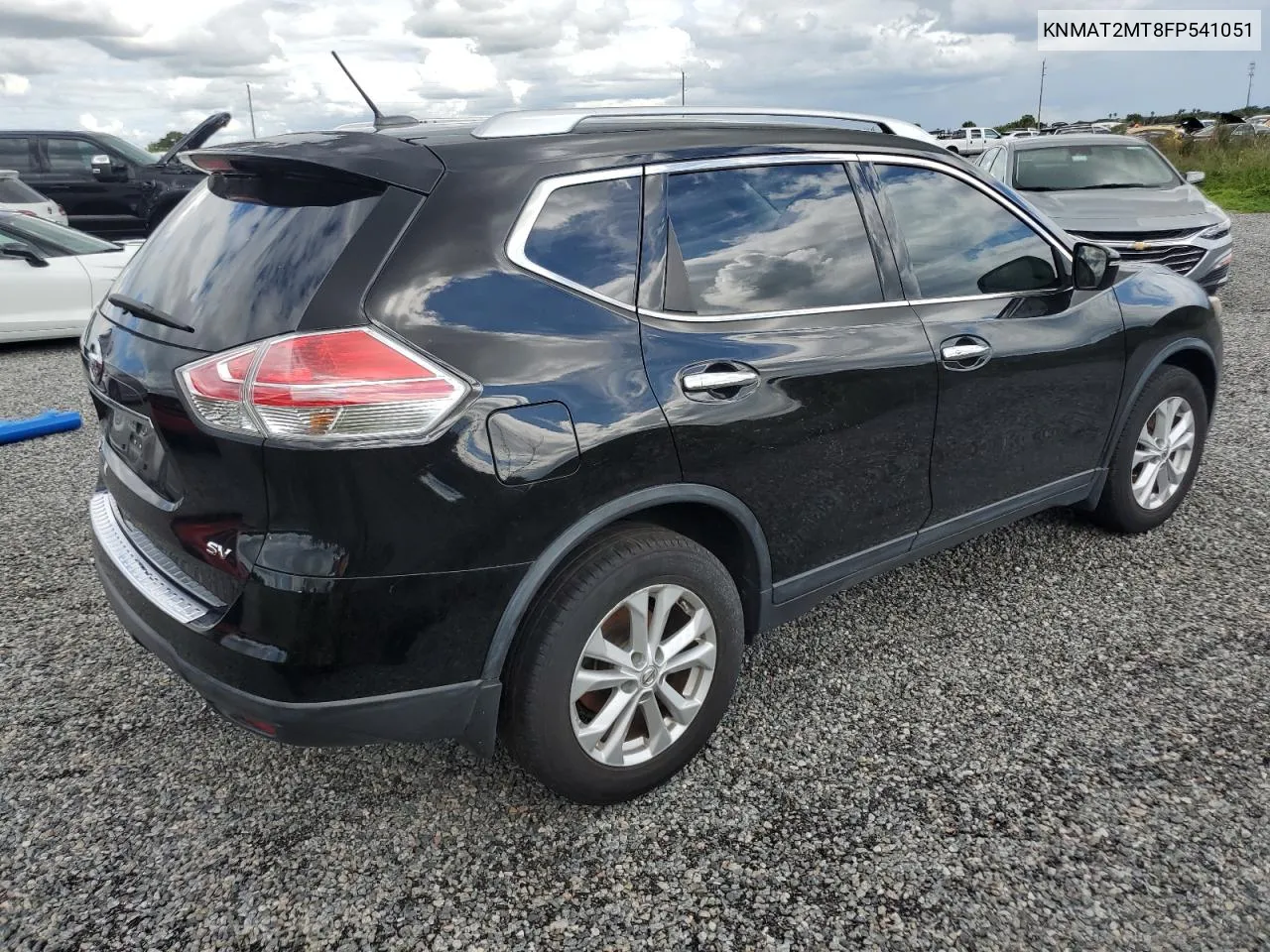 2015 Nissan Rogue S VIN: KNMAT2MT8FP541051 Lot: 74595564