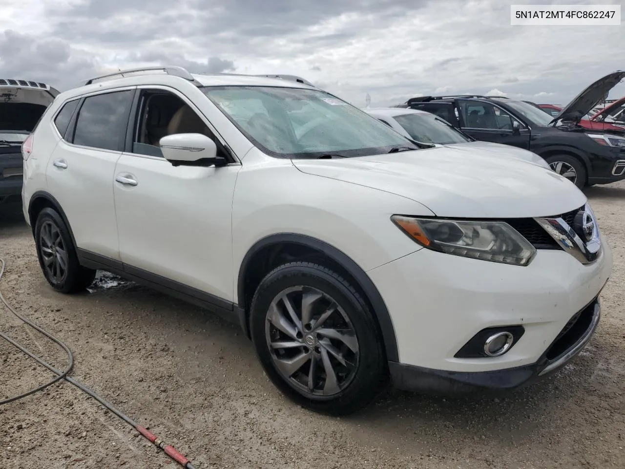 2015 Nissan Rogue S VIN: 5N1AT2MT4FC862247 Lot: 74603784