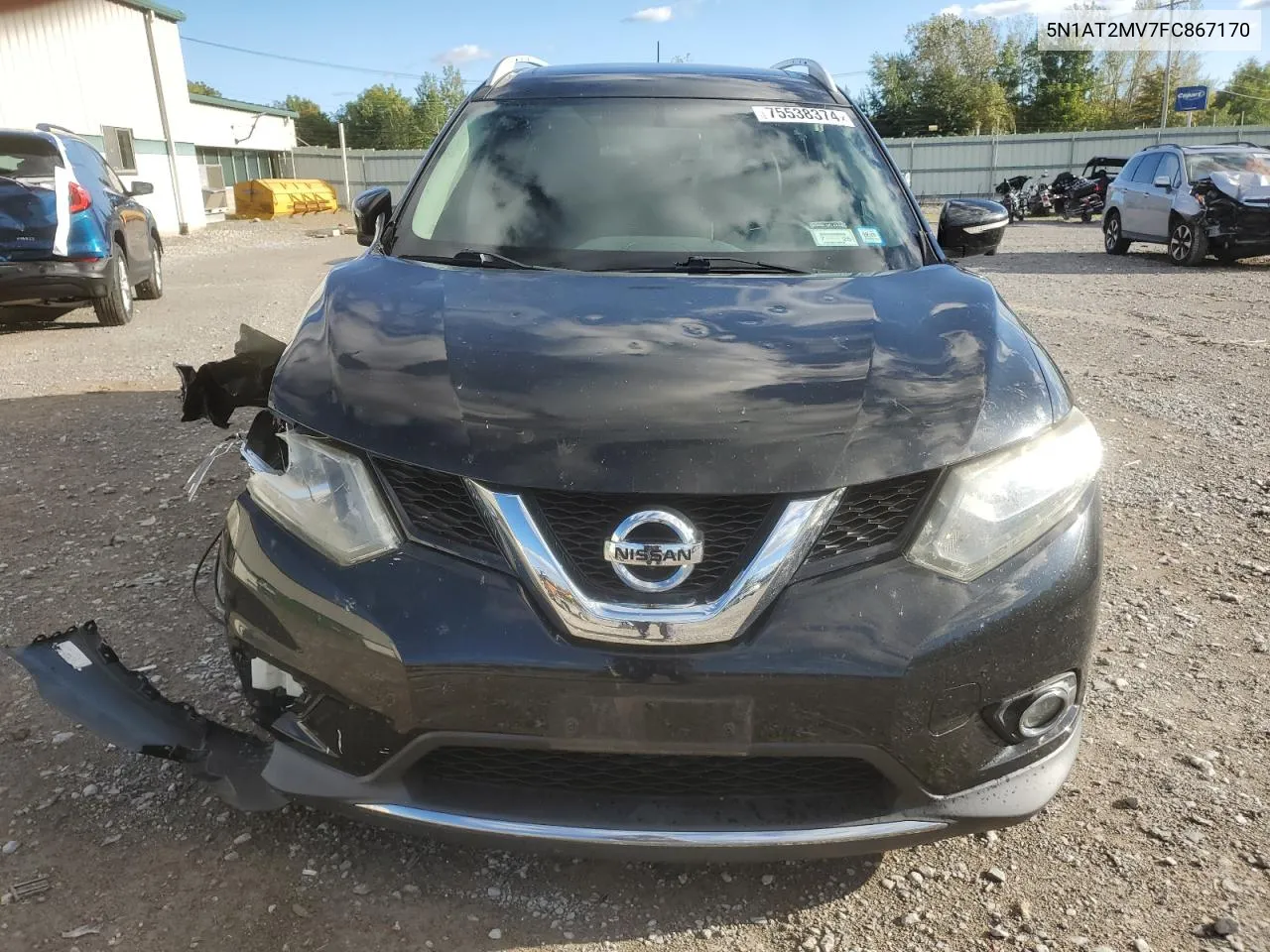 5N1AT2MV7FC867170 2015 Nissan Rogue S