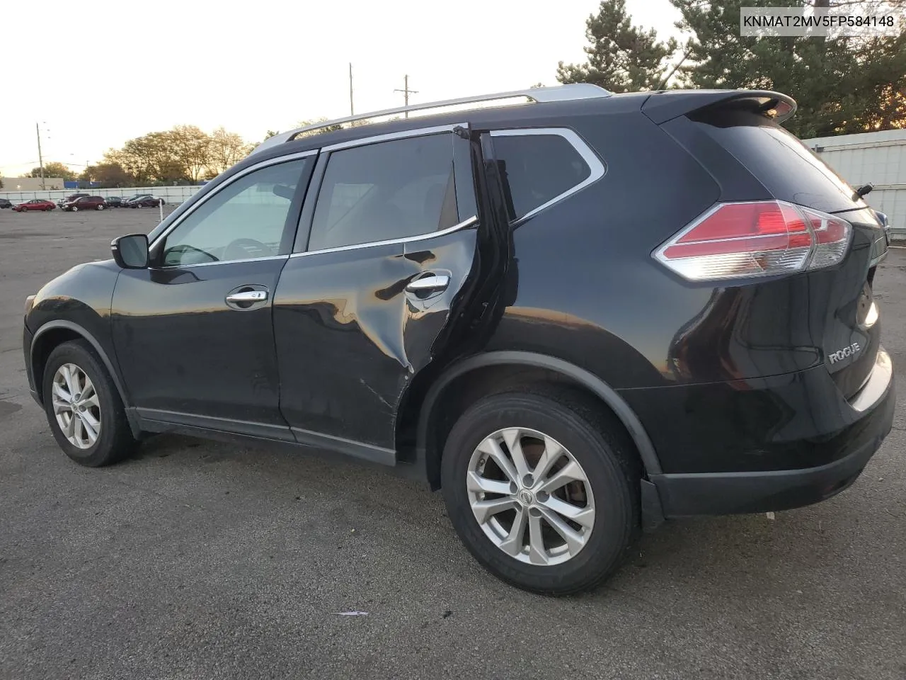 2015 Nissan Rogue S VIN: KNMAT2MV5FP584148 Lot: 75685674