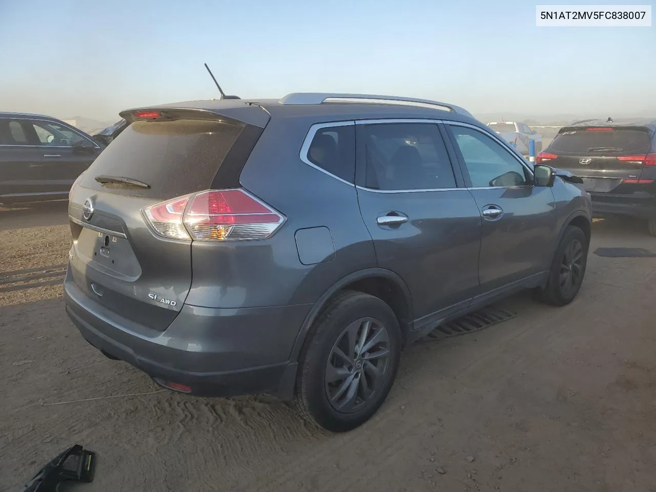 5N1AT2MV5FC838007 2015 Nissan Rogue S