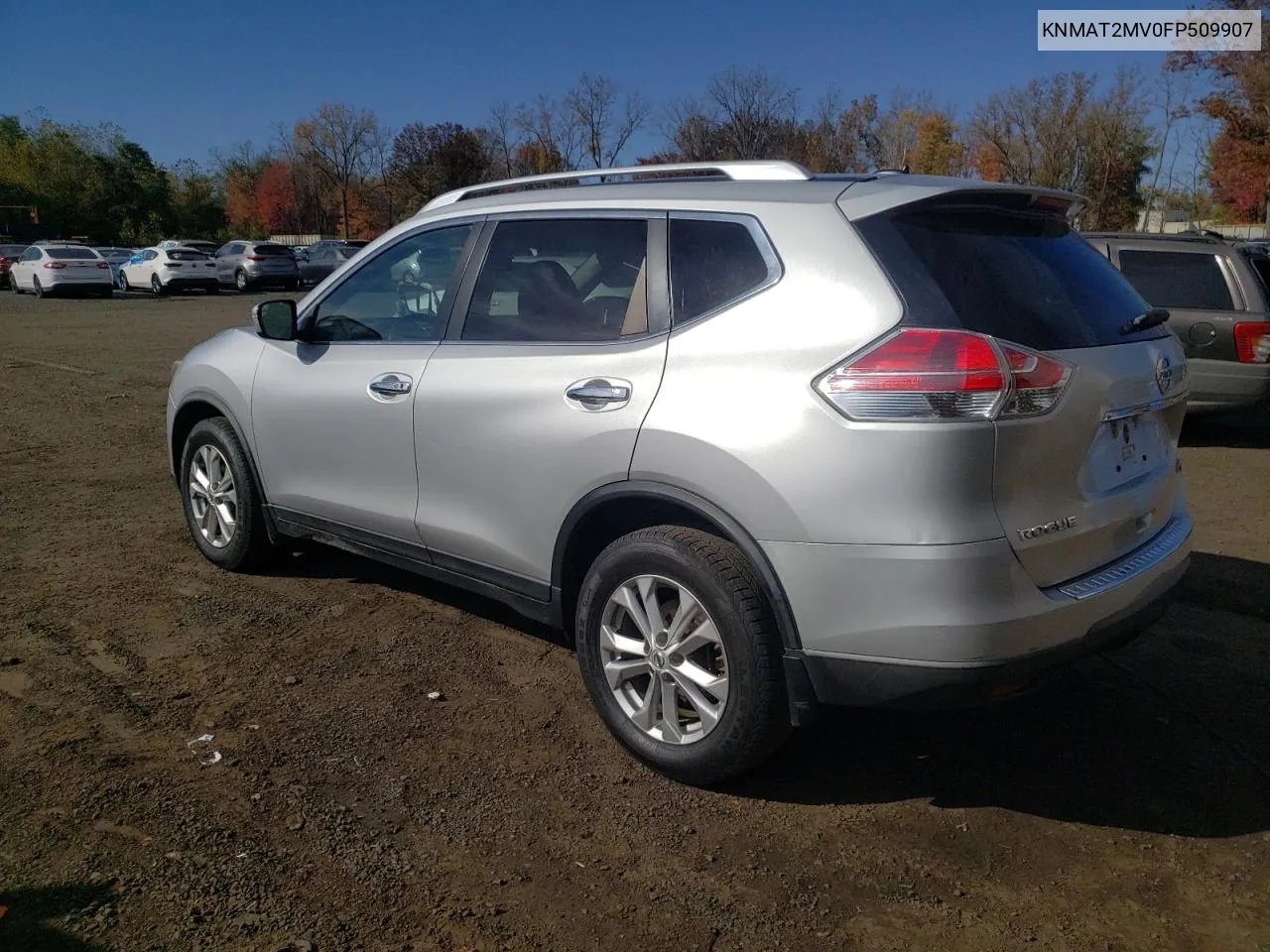 2015 Nissan Rogue S VIN: KNMAT2MV0FP509907 Lot: 76355364