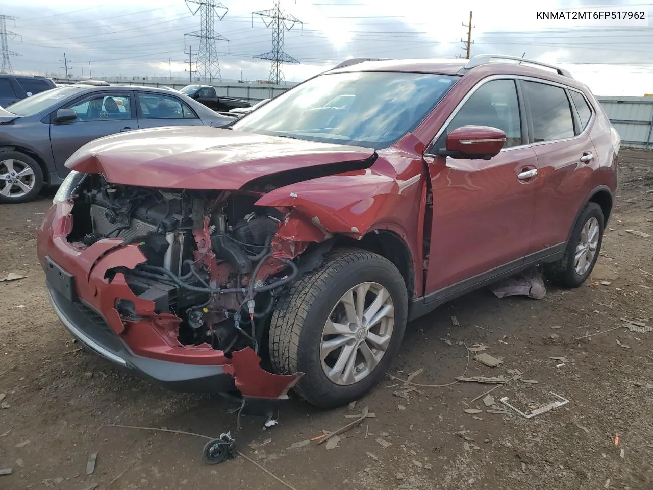 KNMAT2MT6FP517962 2015 Nissan Rogue S