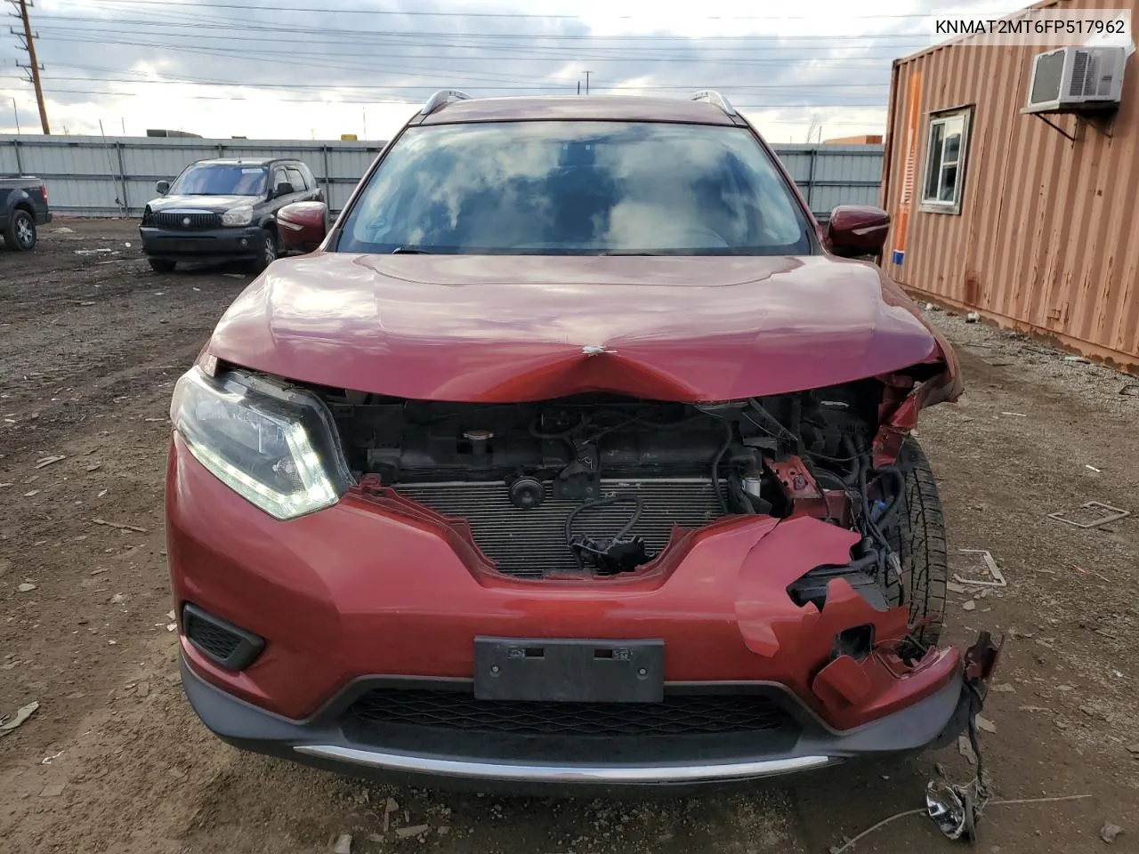 KNMAT2MT6FP517962 2015 Nissan Rogue S